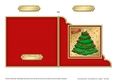 Elegant Christmas Tree - Cut and Fold Corner Card