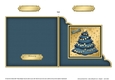 Elegant Christmas Tree - Cut and Fold Corner Card