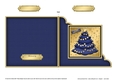 Elegant Christmas Tree - Cut and Fold Corner Card