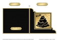 Elegant Christmas Tree - Cut and Fold Corner Card