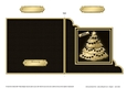 Elegant Christmas Tree - Cut and Fold Corner Card