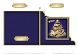 Elegant Christmas Tree - Cut and Fold Corner Card