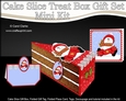 3D Christmas Cake Slice Treat Box Gift Set Mini Kit - Snowman Rio has an Xmas Cracker