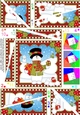 Christmas Snowman Rio Twisted Spiral Side Stacker