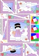 Christmas Snowman Rio Twisted Spiral Side Stacker