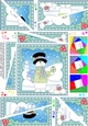 Christmas Snowman Rio Twisted Spiral Side Stacker