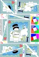 Christmas Snowman Rio Twisted Spiral Side Stacker