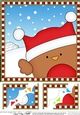 8 x 8 Scalloped Corner Topper - Cute Fun Christmas Robin