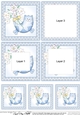 Cute Cat with a bouquet of flowers - Tunnel Topper