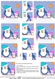 Cute Christmas Penguin Felties - Pyramage sheet