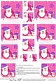 Cute Christmas Penguin Felties - Pyramage sheet