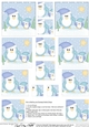 Cute Christmas Penguin Felties - Pyramage sheet