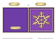 Elegant Christmas Snowflake - Quick Cut and Fold Card