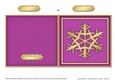 Elegant Christmas Snowflake - Quick Cut and Fold Card