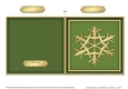 Elegant Christmas Snowflake - Quick Cut and Fold Card