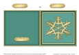 Elegant Christmas Snowflake - Quick Cut and Fold Card