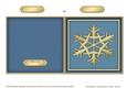 Elegant Christmas Snowflake - Quick Cut and Fold Card