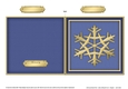 Elegant Christmas Snowflake - Quick Cut and Fold Card