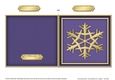 Elegant Christmas Snowflake - Quick Cut and Fold Card