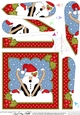 Christmas Snowball Sam Fan Pyramage Topper
