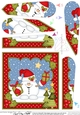 Christmas Snowball Sam Fan Pyramage Topper