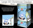 3D Large Christmas Cracker Box Mini Kit -  Snowman Rio has an Xmas Pudding