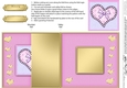 Funky Hearts No-Hole Fold Back Card