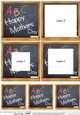 Happy Mothers Day Blackboard Tunnel Topper