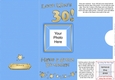 Add a Photo 30th Birthday Card with easy fold frame