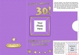 Add a Photo 30th Birthday Card with easy fold frame