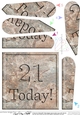21 Today! Set in Stone Fan Pyramage Topper
