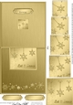 Elegant Christmas Snowflakes - No-Hole Easy Over the Edge Card & Spiral Pyramid Topper