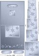 Elegant Christmas Snowflakes - No-Hole Easy Over the Edge Card & Spiral Pyramid Topper