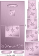 Elegant Christmas Snowflakes - No-Hole Easy Over the Edge Card & Spiral Pyramid Topper