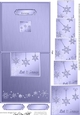 Elegant Christmas Snowflakes - No-Hole Easy Over the Edge Card & Spiral Pyramid Topper