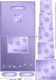 Elegant Christmas Snowflakes - No-Hole Easy Over the Edge Card & Spiral Pyramid Topper