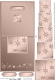 Elegant Christmas Snowflakes - No-Hole Easy Over the Edge Card & Spiral Pyramid Topper