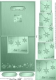 Elegant Christmas Snowflakes - No-Hole Easy Over the Edge Card & Spiral Pyramid Topper