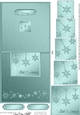 Elegant Christmas Snowflakes - No-Hole Easy Over the Edge Card & Spiral Pyramid Topper