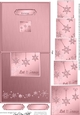 Elegant Christmas Snowflakes - No-Hole Easy Over the Edge Card & Spiral Pyramid Topper