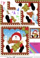 Christmas Snowman Rio has an Xmas Tree - Scalloped Corner Stacker