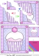 Cupcake Sweet Treats Wavy Corner side stacker Topper