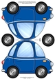 Funky Car Shaped Card