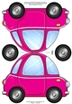 Funky Car Shaped Card