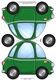 Funky Car Shaped Card