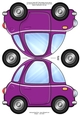 Funky Car Shaped Card