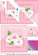 A Touch of Elegance Flowers Pearls and Lace Scalloped Corner Stacker