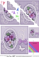 A Touch of Elegance Flowers Pearls and Lace Scalloped Corner Stacker