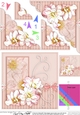 A Touch of Elegance Flowers Pearls and Lace Scalloped Corner Stacker