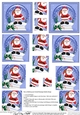 Christmas Santa Snowglobe Twisted Pyramage sheet